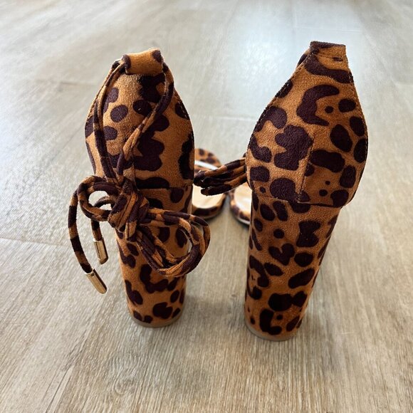 Womens Fashion Nova NIB Leopard Heels - 10 - Picture 6 of 8